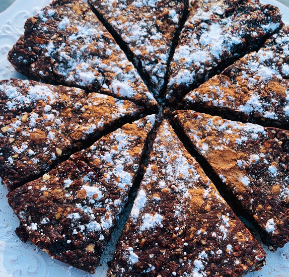 Vegan Chocolate Panforte Cake